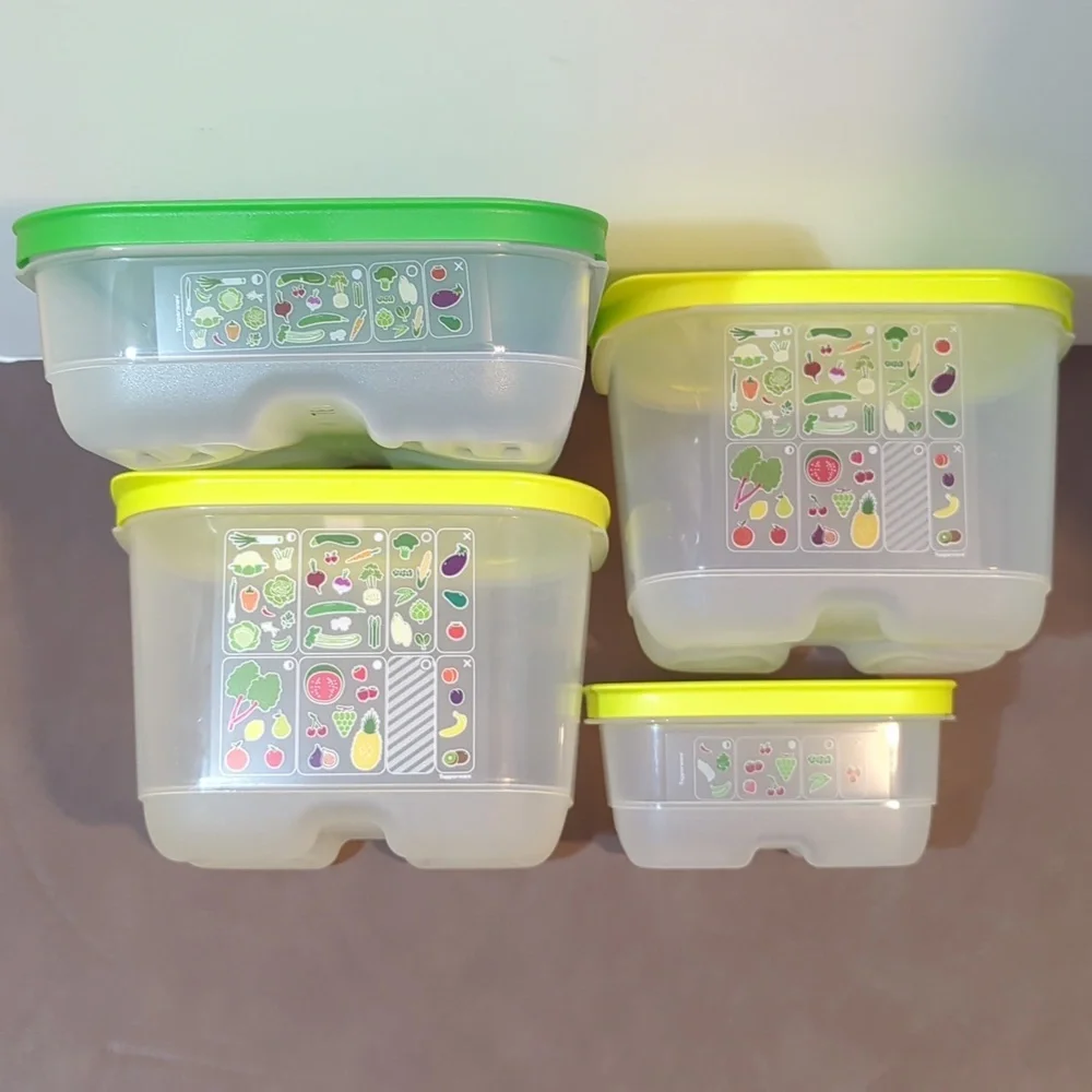 Tupperware 4 Piece Set Fridge Smart Excellent Preowned Condition